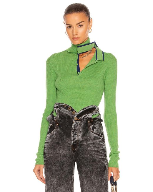 あすつく】 Y/project マルチカラー レイヤード リブニット ニット