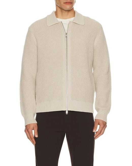 Theory Natural Eco Cashton Gary Full Zip for men