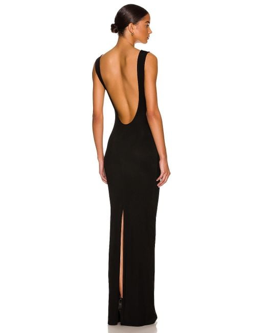 Tom Ford Sleeveless Open Back Gown in Black | Lyst