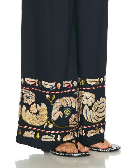 Bode Blue Feather Runner Pant