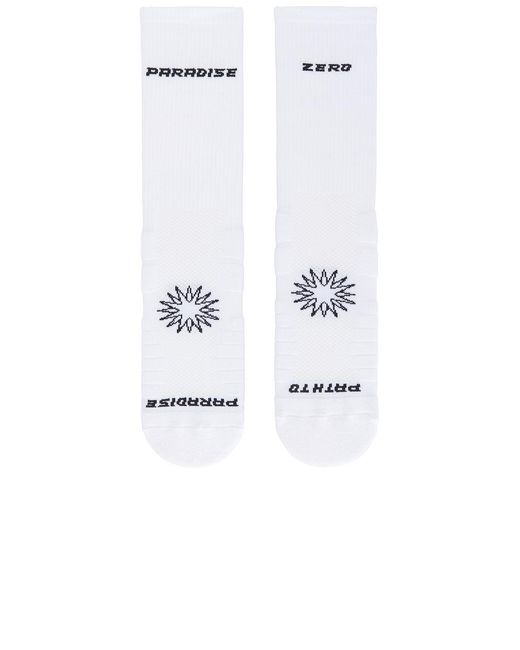 Paradise Zero White Sock for men