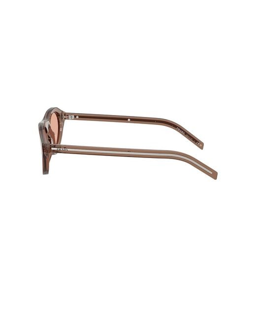 Prada Pink Irregular Sunglasses