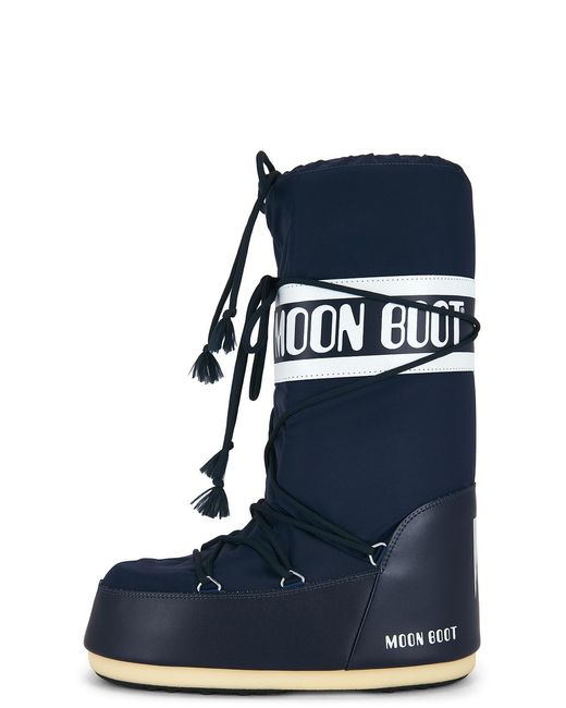 Moon Boot Blue Icon Nylon Boot for men