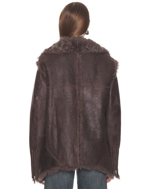 Rick Owens Brown Reversible Exploder Jacket