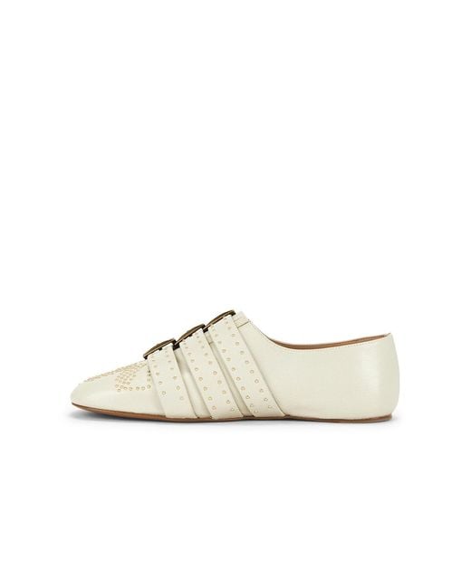 Chloé Metallic Susan Flat