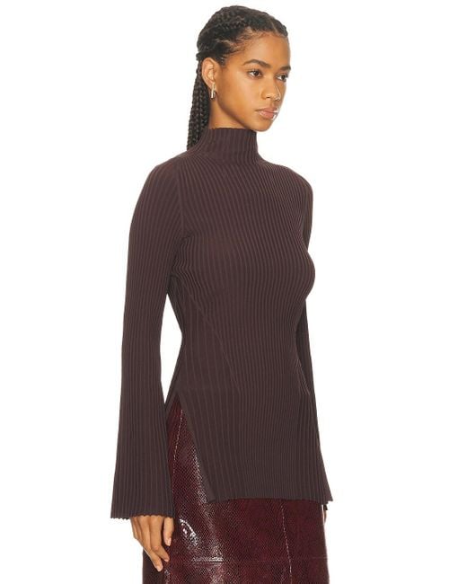 Adam Lippes Purple Gaia Top