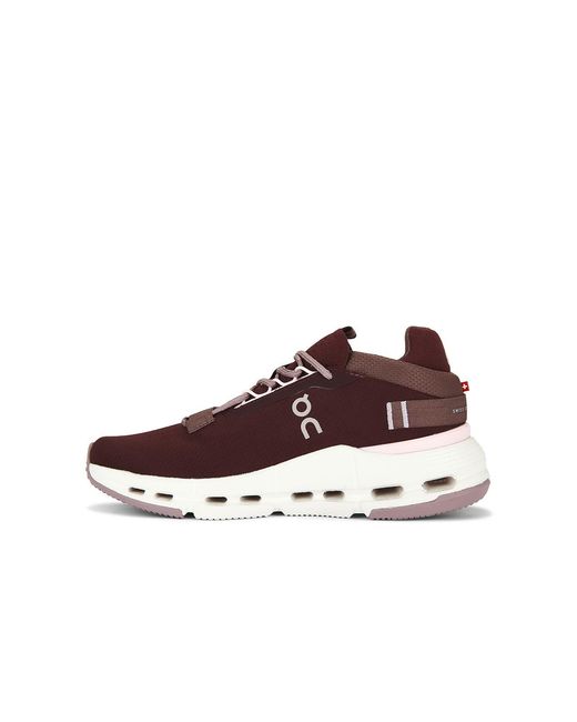 On Shoes Brown Cloudnova 2 Sneaker