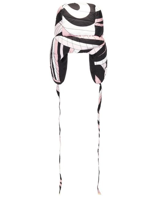 Emilio Pucci Black Chapka Hat