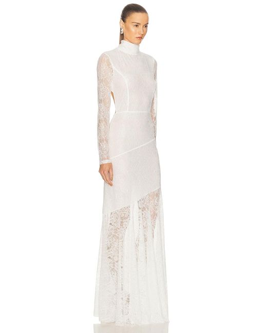 Ila White Backless Maxi Dress