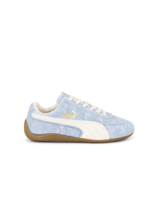 PUMA White Speedcat Faded Sneaker