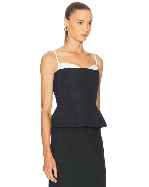 Jonathan Simkhai Black Charlee Bustier Top