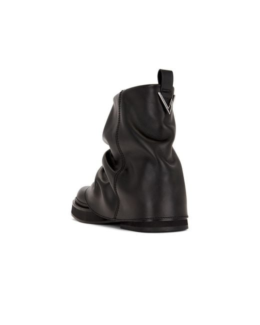 The Attico Black Mini Robin Boots