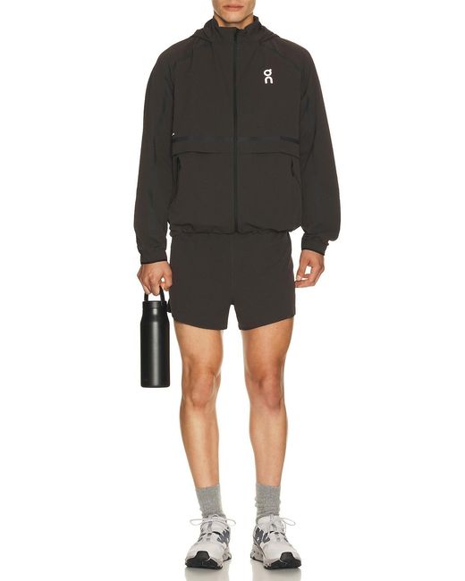 On Shoes Black Performance Volt Jacket for men