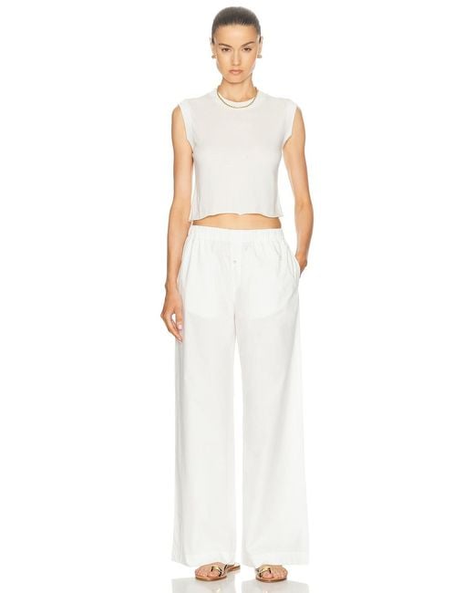 ÉTERNE White Lounge Pant