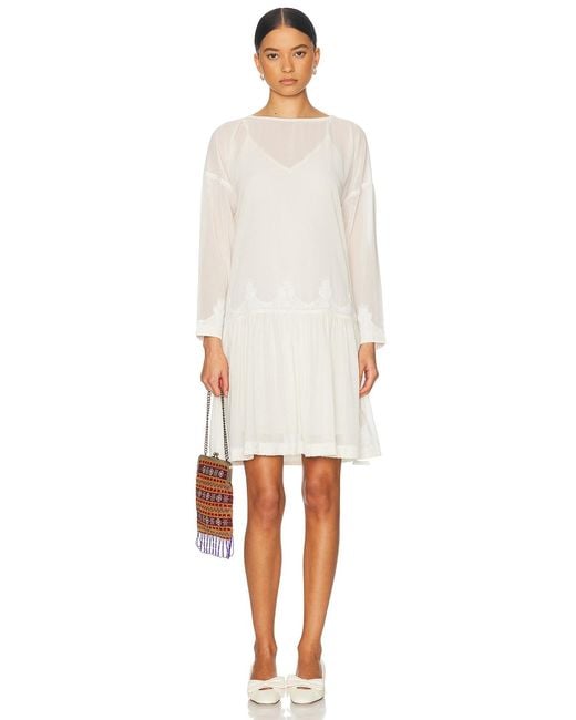 Bode White Salt Marsh Dress