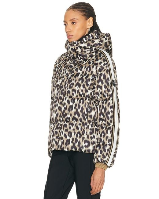 Fusalp Black Ada Leopard Jacket