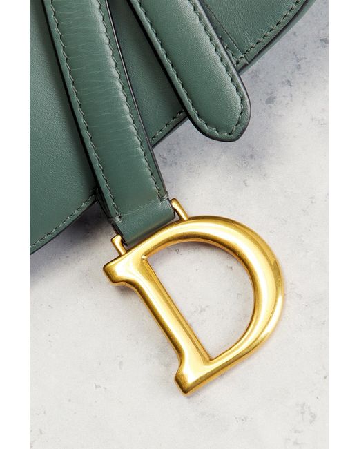 Dior Green Saddle Bag