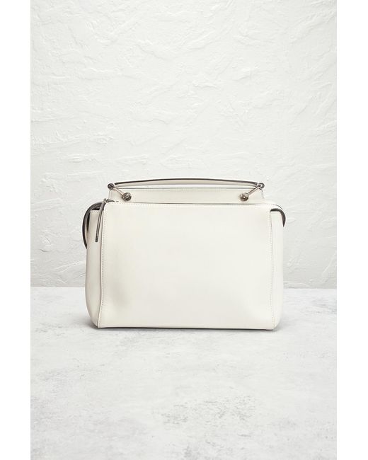Fendi White Dotcom Shoulder Bag