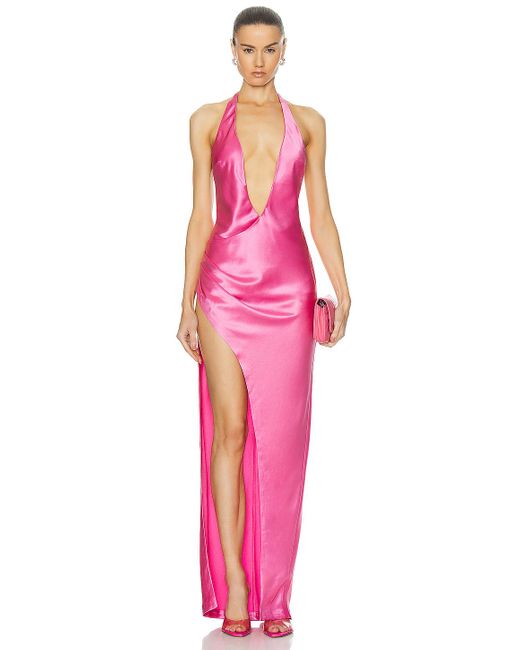 retroféte Pink Valeria Dress