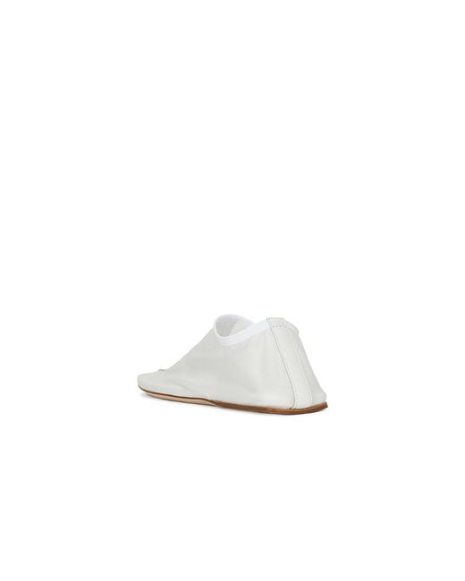Christopher Esber White Mesh Flat