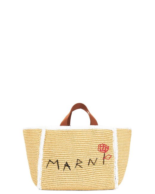 Marni Metallic Medium Shopping Bag