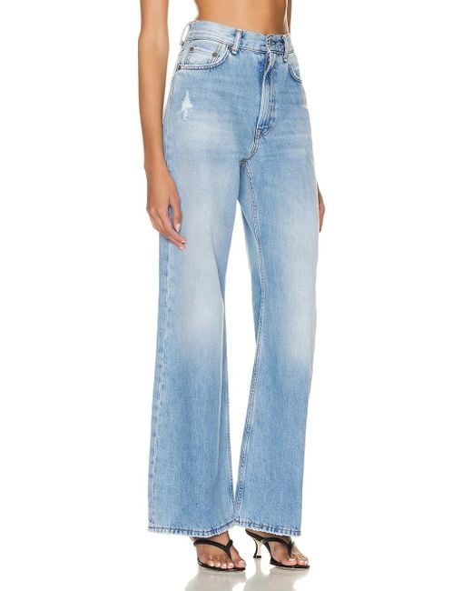 Acne Blue Wide Leg Jeans