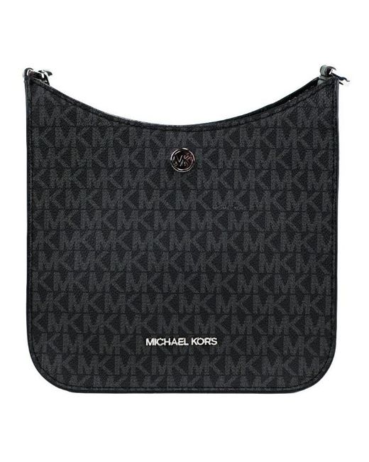 Michael Kors Briley Small Messenger Crossbody Handbag Black Signature