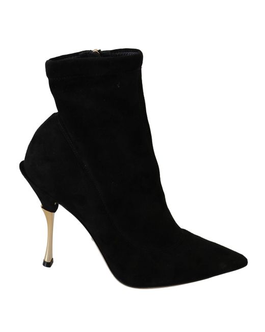 black and gold ankle boots uk