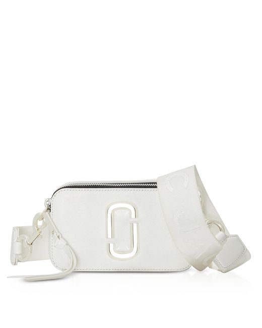 Marc Jacobs Leather Snapshot Dtm White Bag - Save 30% - Lyst