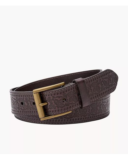 Fossil Brown Rustin Belt for men