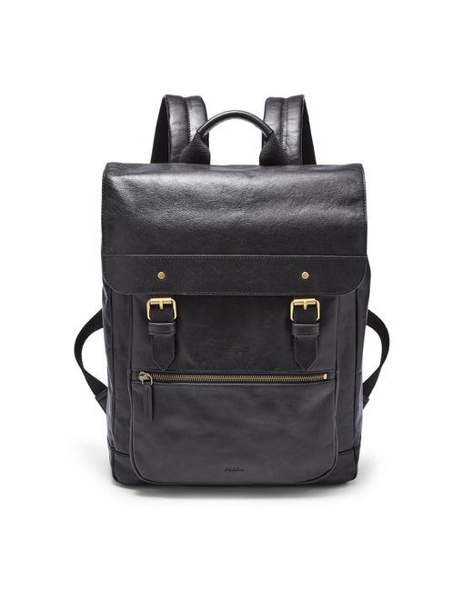 Fossil Miles Leather Backpack | Lyst Canada