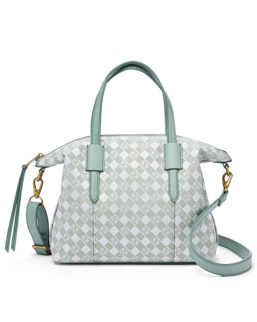 fossil skylar satchel brown