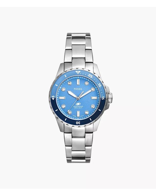 Fossil Blue Dive Three-hand Stainless Steel Watch