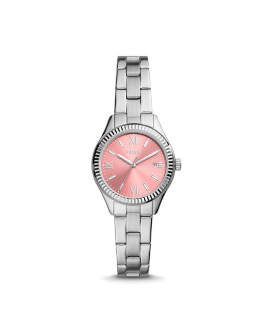 Fossil Rye Three-hand Date Stainless 