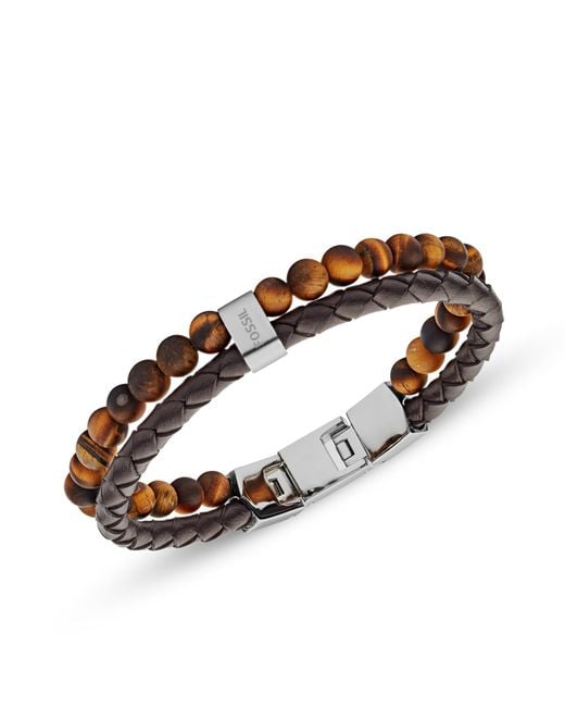 fossil tiger eye bracelet