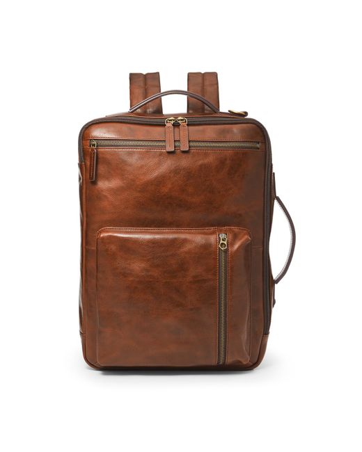 Fossil Backpack in Brown for Men Lyst