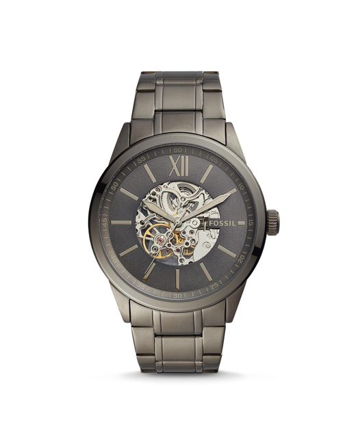 Fossil 48mm Flynn Automatic Gunmetal 