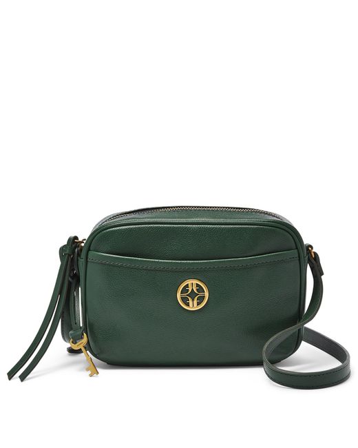 Fossil Leather Brennon Camera Bag in Green Lyst