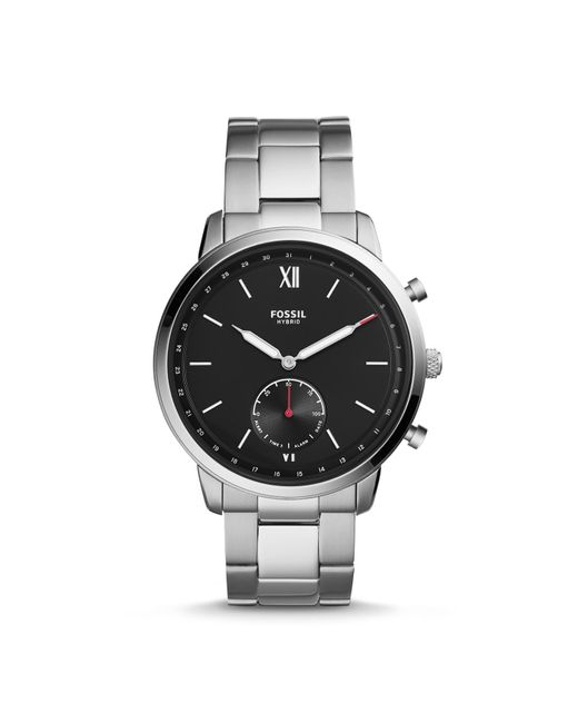 Fossil Hybrid Smartwatch Neutra Stainless Steel Jewelry for Men Lyst