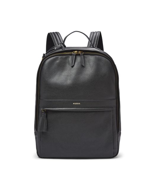Fossil Leather Sherri Backpack in Black Lyst