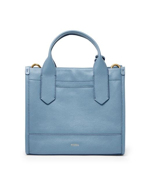 Fossil Kyler Satchel in Blue | Lyst Canada