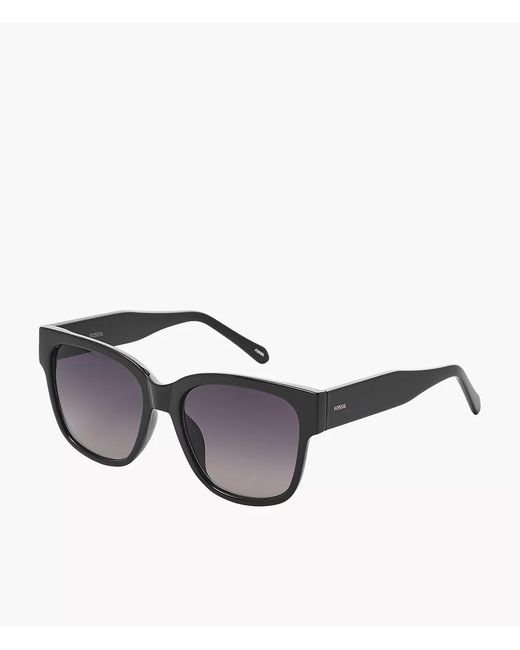 Fossil Black Square Sunglasses
