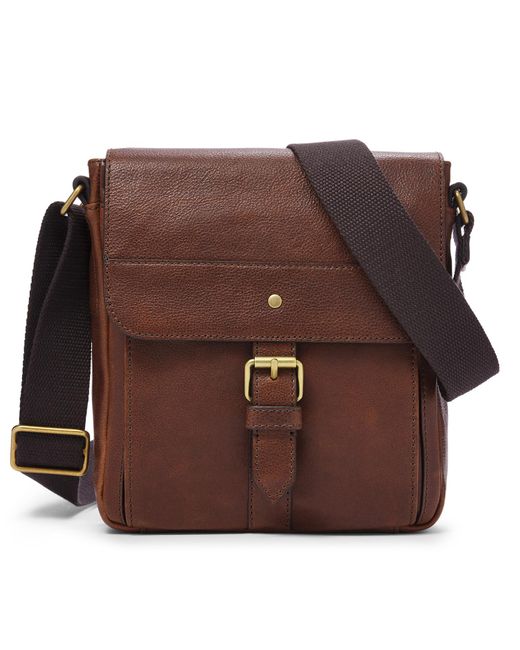 Fossil Miles Courier in Brown for Men | Lyst