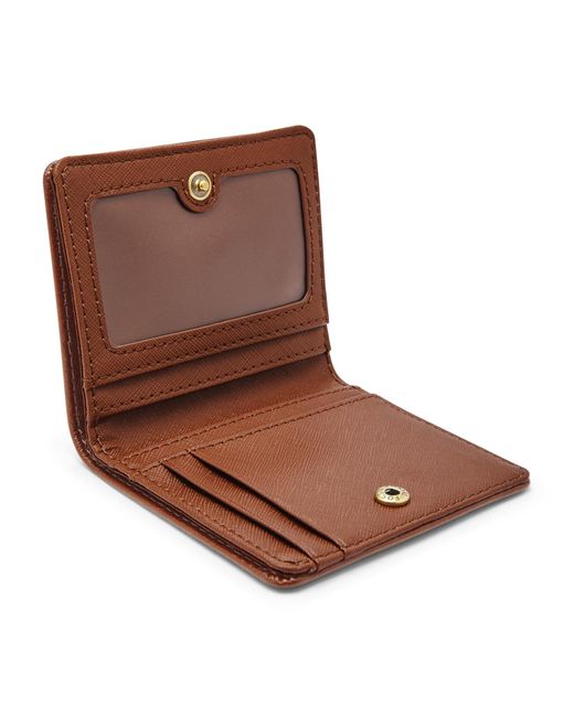 Fossil Leather Madison Bifold Wallet Swl2229210 in Brown Lyst