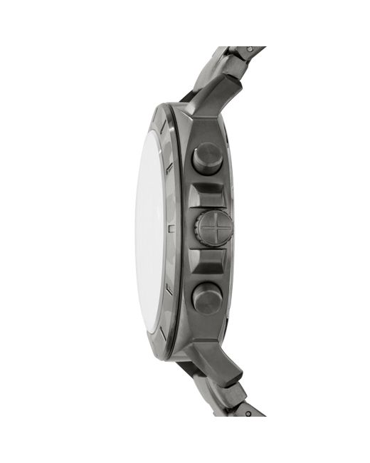 privateer sport chronograph smoke stainless steel watch