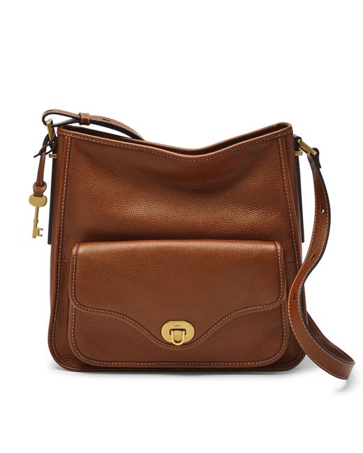 Fossil Heritage Hobo in Brown | Lyst