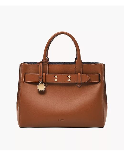 Fossil Brown Gilmore Leather Carryall