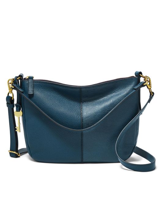Fossil Leather Jolie Crossbody Handbags Twilight in Blue Save 40 Lyst