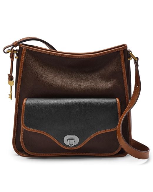 fossil jolie hobo black