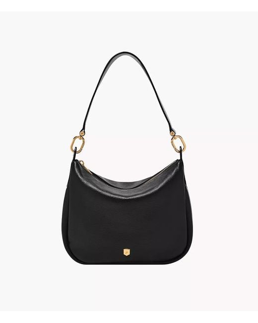 Fossil Black Reese Crossbody